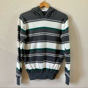 NOMINEE Hooded Pullover Sweater, 100% Cotton, Sz M